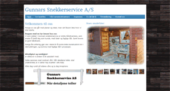 Desktop Screenshot of gunnarsnekkerservice.no